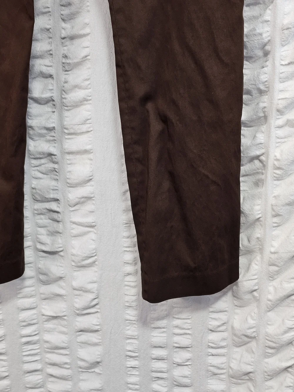 Y2K Vintage Ralph Lauren Brown Belted Chinos Womens Pants 8